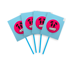 Pirulito Zero Açúcar - Sabor Ice Cherry - Pack 4 Pouches (16 Unidades)