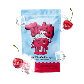 Pirulito Zero Açúcar - Sabor Ice Cherry - Pack 4 Pouches (16 Unidades)