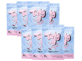 Pirulito Zero Açúcar - Sabor Algodão Doce - Pack 8 Pouches (32 Unidades)